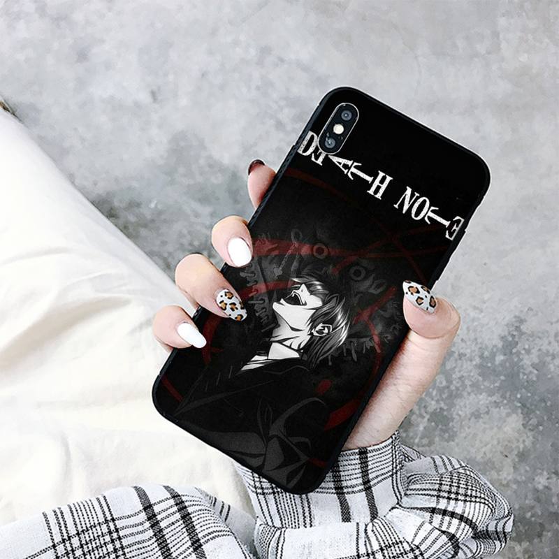 MaiYaCa Anime Manga Death Note Ryuk Phone Case for Iphone 13 11 12 Pro XS MAX 8 7 6 6S Plus X 5S SE 2020 XR Cover