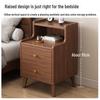 Modern Chinese Style Creative Bedside Table with Drawer - Slim Storage Cabinet for Bedroom
