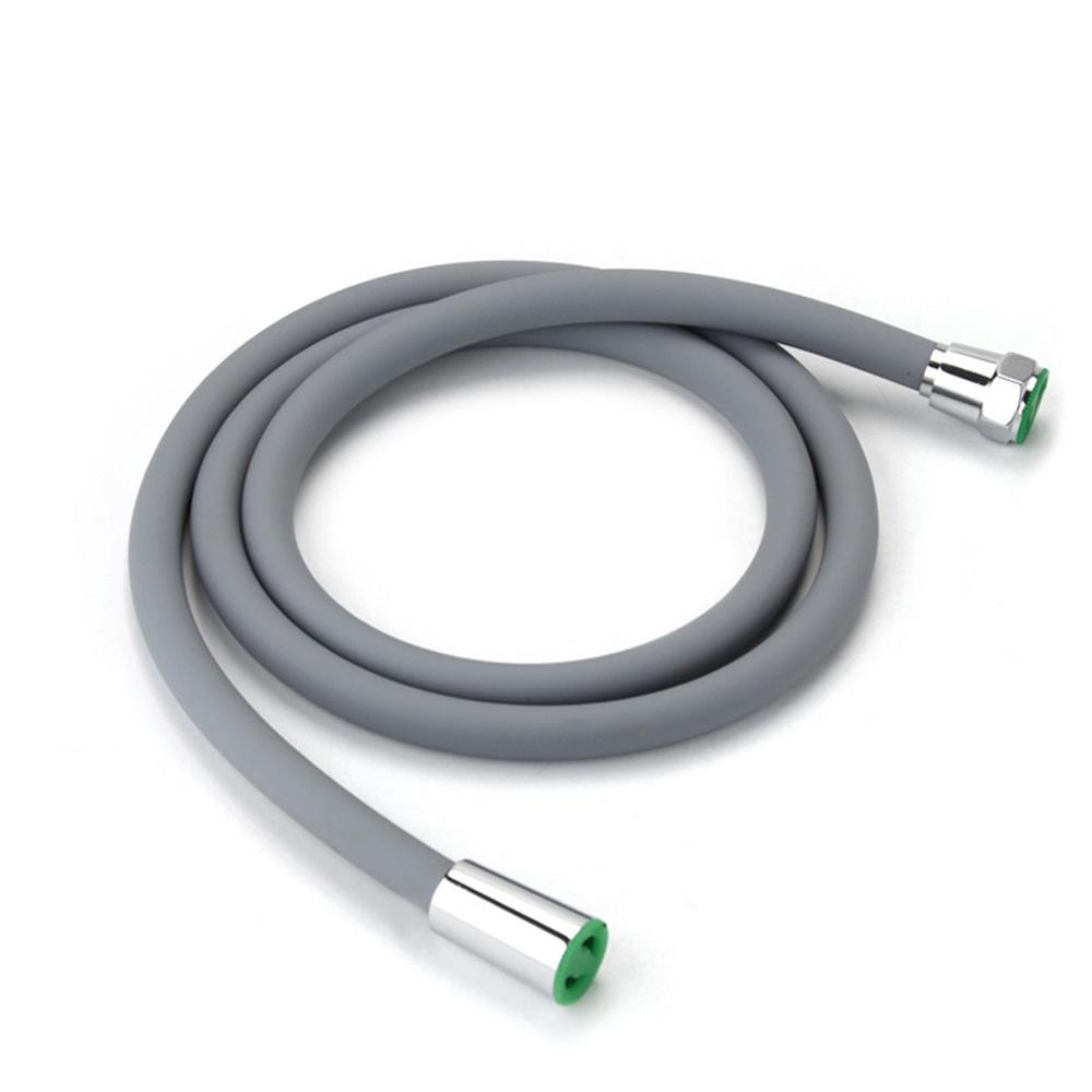 1.5/2M Silicone Flexible Shower Hose Anti-Winding Extension High Pressure Pipe Showerhead Tube Bathroom Faucte Accessorie