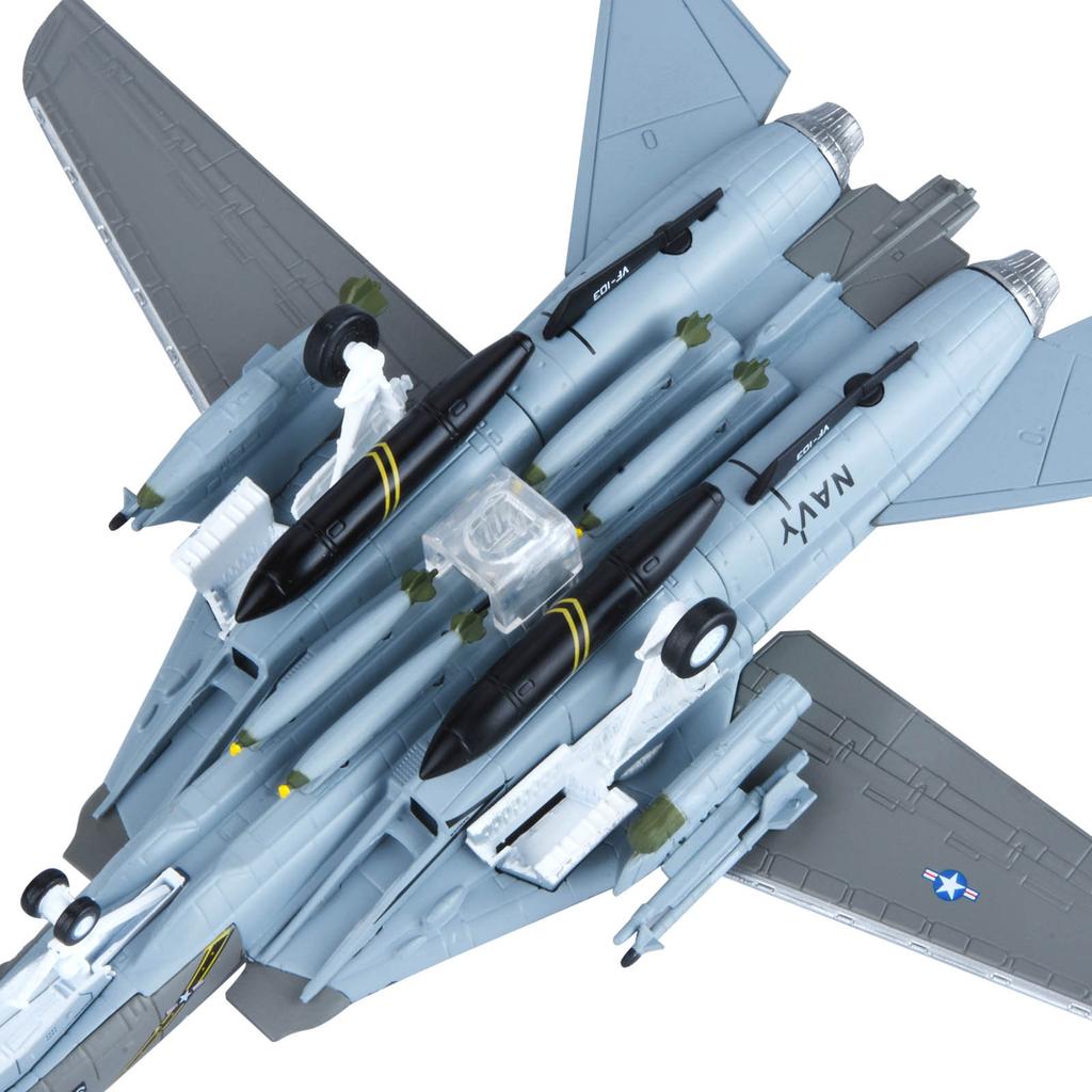 1/100 Scale USAF Diecast Metal Plane Model Toy Military Model Toys F14 F 14 Pirate Tomcat F-14 AJ103 VF-84 Fighter