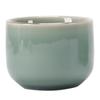 Celadon Glaze Ceramic Tea Cup Straight Cylinder Master Bowl Japanese Minimalist Style Gongfu Tea Ware for Home Use