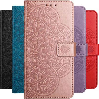 Cute Flower Case For Apple iPhone 6Plus 16 15 14 13 12 11 Pro Mini Plus Max 7 8 SE 2020 Flip Wallet Card Storage Protect Cover