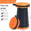 Upgraded Foldable Stool Thickened Portable Foldable Stool Retractable Stool for Fishing Hiking Barbecue Party Chair