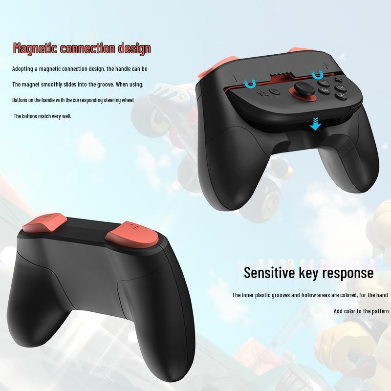 Switch2 NS2 Joy-Con Small Magnetic Grip Handles - Left & Right Controller Accessories