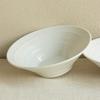 Simple Ceramic Tableware Bowl Pure White Hat Bowl Ramen Bowl High Value Fruit Salad Soup Bowl Household Noodle Bowl