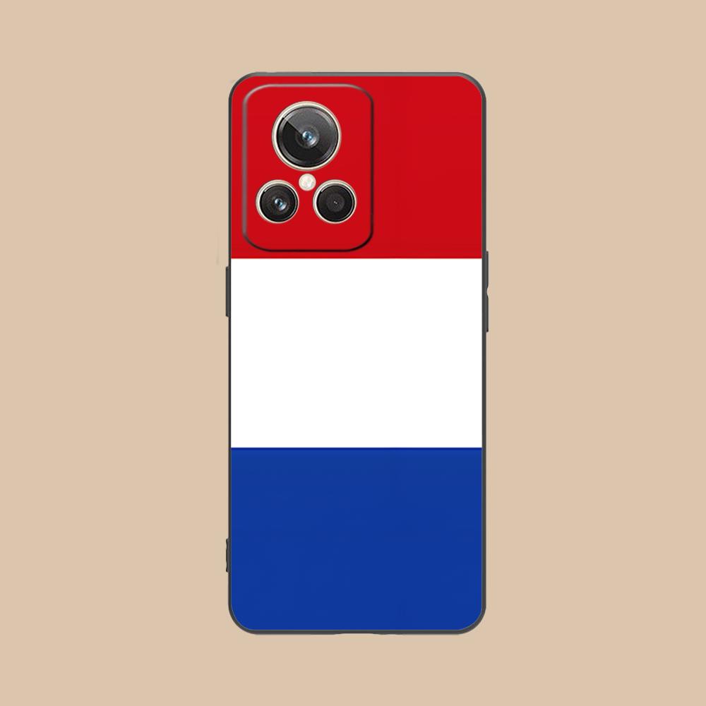 

Netherland Dutch Flag Matte TPU Mobile Phone Case for Realme 15 14 13 12 11 10 9 Pro Plus T i Lite 5G Colorful Printing Cover realme 9i 5G