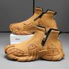 Herren neue lässige Sportschuhe atmungsaktiv rutschfest verschleißfest High-Top Outdoor Wandern Walking Herrenschuhe große Größe