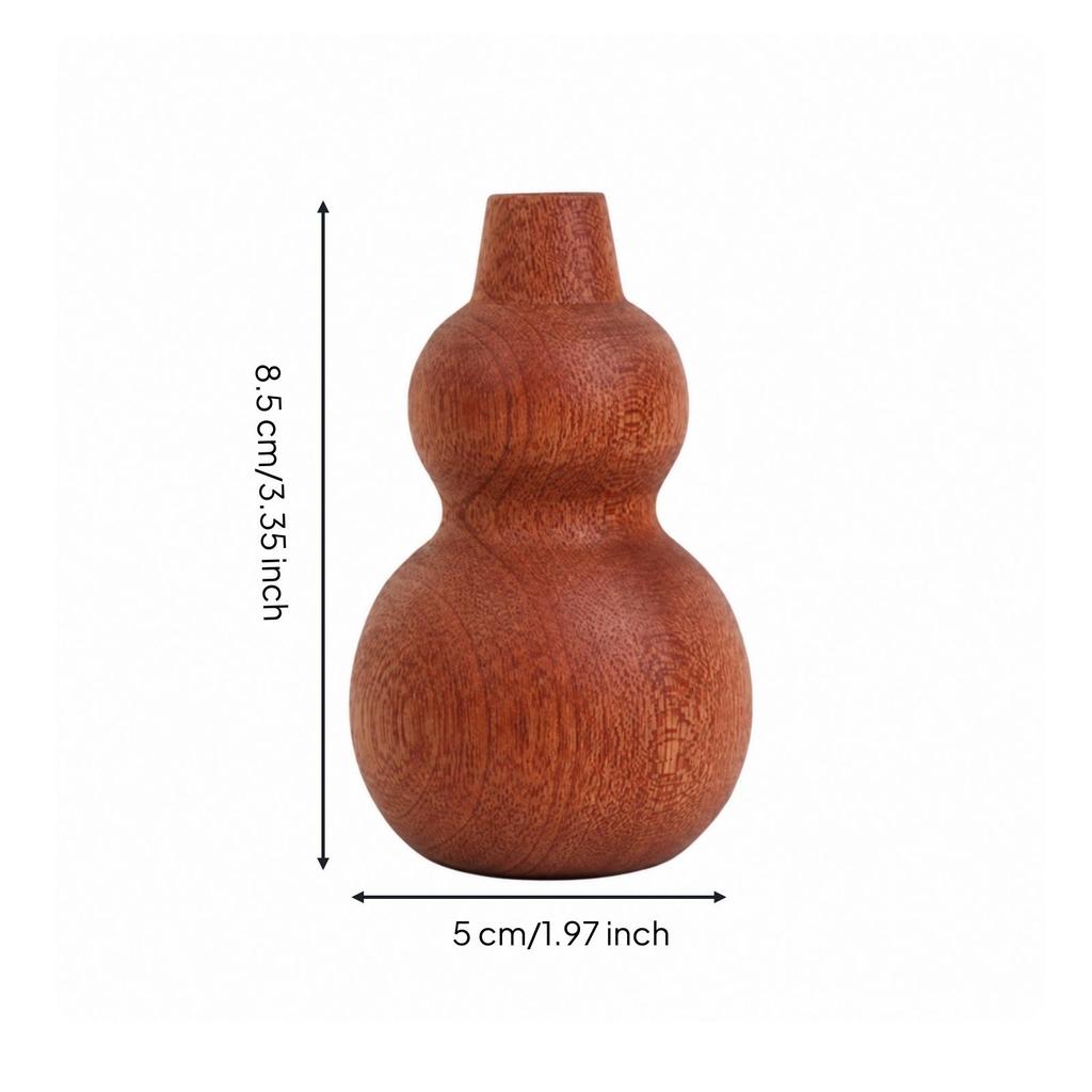 Wooden Flower Vase Aesthetic Wood Decorative Rustic for Home Decor