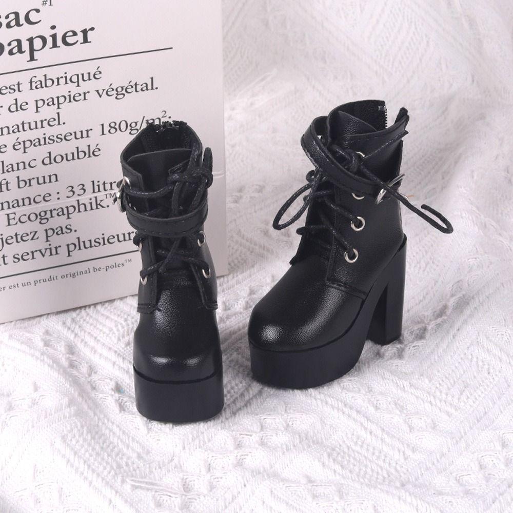 1 Pair Suede 1/3 BJD Doll's Boots High-top 60/70cm Doll Boots 1/3 BJD Doll's Shoes  Kids