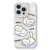 Zhitai Cartoon Case for iPhone 16/15Promax/14/13/11Pro - Wheat Shell Design for Women