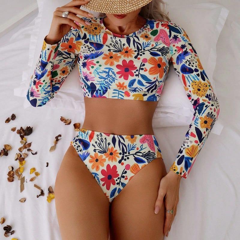 Women S Split Swimsuit Sleeveless Sun Protection Bikini Sexy Swimwear