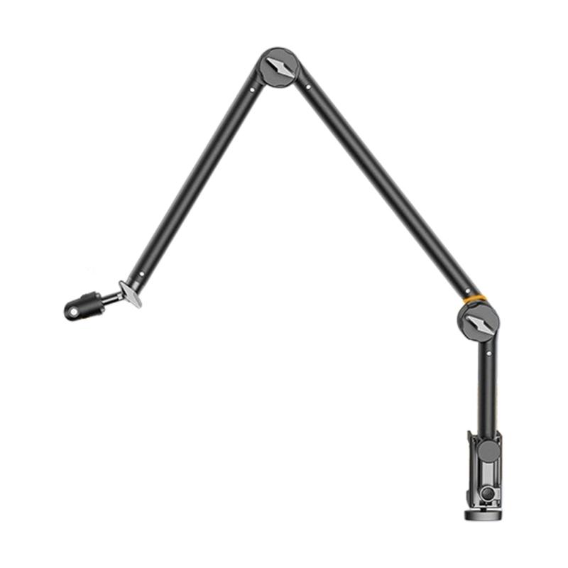 Microphone Arm Stand 360°Adjustable Springless Microphone Suspension Scissor Boom Arm Stand for Stable Recording