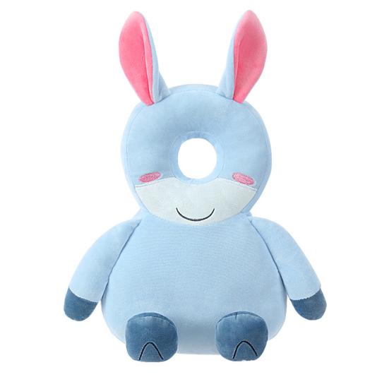 

Подушка для защиты головы ребенка, рюкзак, регулируемый ремешок, дышащая подкладка, легкая противоударная подушка для малыша, который учится светло-синий