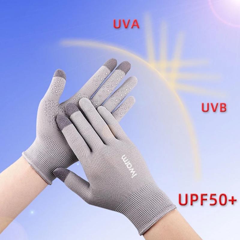 1 Paar Anti-Ultraviolett Outdoor-Sport Laufen Handschuh Warm Touchscreen Fitnessstudio Fitness Vollfingerhandschuh Unisex Gestrickte Handschuhe