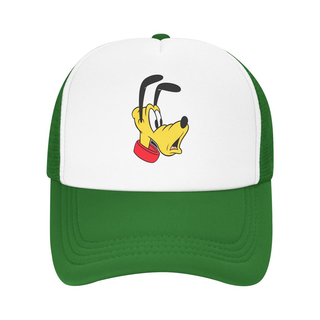 Letní chladicí Pluto disney pes Síťované baseballové čepice Pánské Dámské Nastavitelné Pěnové Trucker čepice Pro běžné nošení