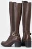 Women Modern Stylish Fashion Boots Boots Genuine Leather Black Genuine Leather Boots