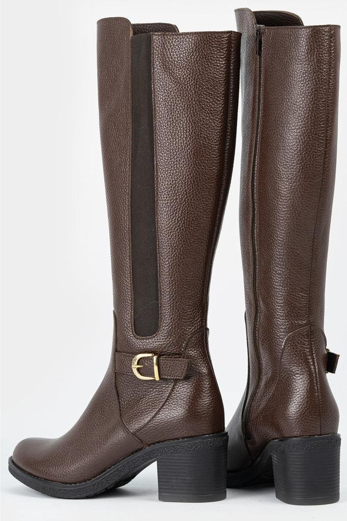 Women Modern Stylish Fashion Boots Boots Genuine Leather Black Genuine Leather Boots
