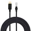 Nylon Braided Replacement Cable for ROG / ROG S Gaming Headphones With Gold Plated Type C Connectors