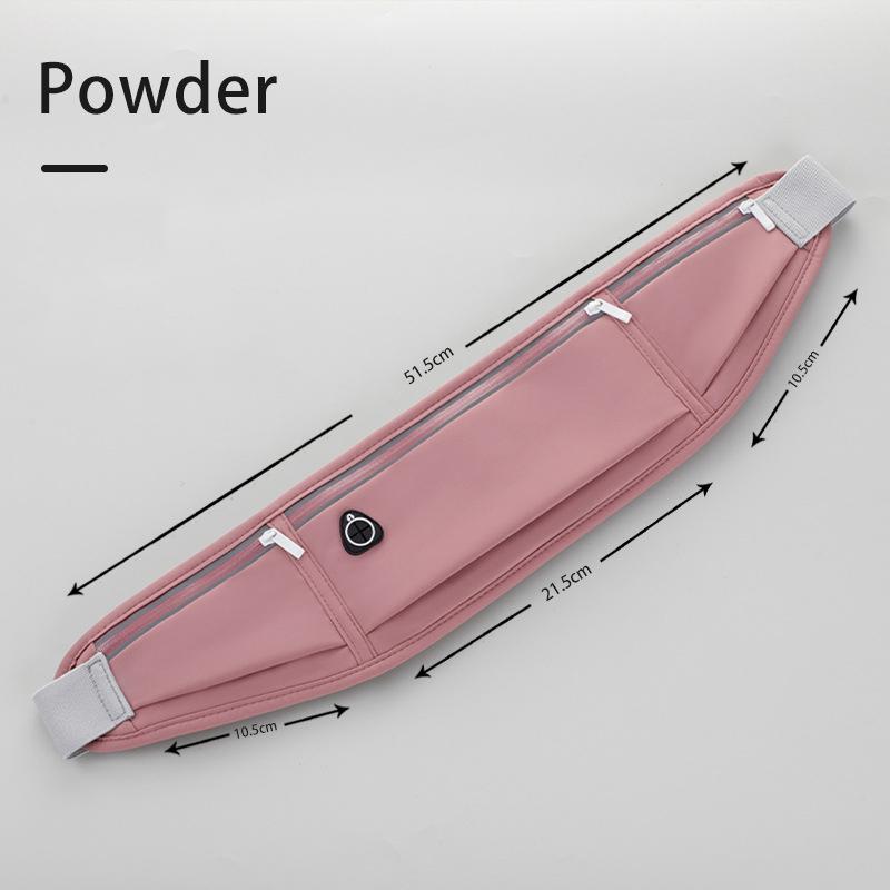 Outdoor Waterproof Invisible Running Waist Bag Sports Fanny Pack Men Women Hidden Black Gym Bags Phone Accessories Backpack