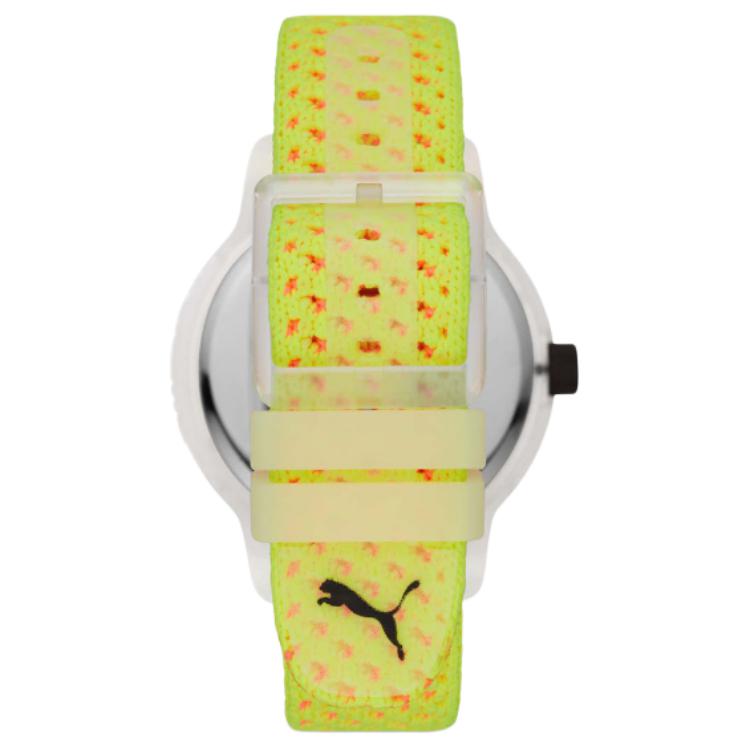 Puma Reset V1 Series Watch Quartz Movement Nylon Strap 43Mm White Dial Women watches P5043