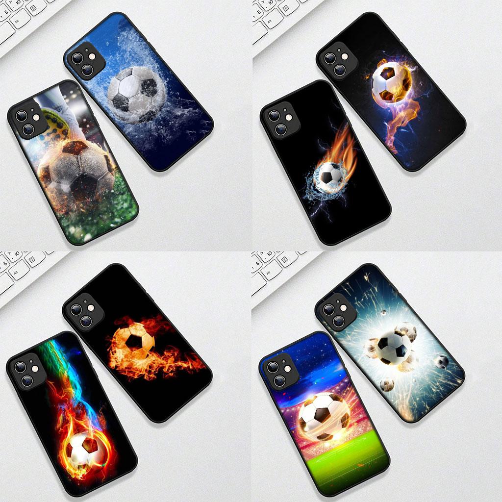 Soft Cover for Samsung Galaxy Note 20 9 8 S8 S10 S9 Plus A54 A33 A21S A31 M21 S10E A17 Coque Phone Case Sports Soccer Football
