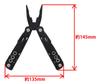 TAKAGI Folding Multi-Tool FMT-02L Small Mini Outdoor Multi-function 13-in-1 Camping Fishing Folding Compact Pocket Knife Disaster Prevention Goods