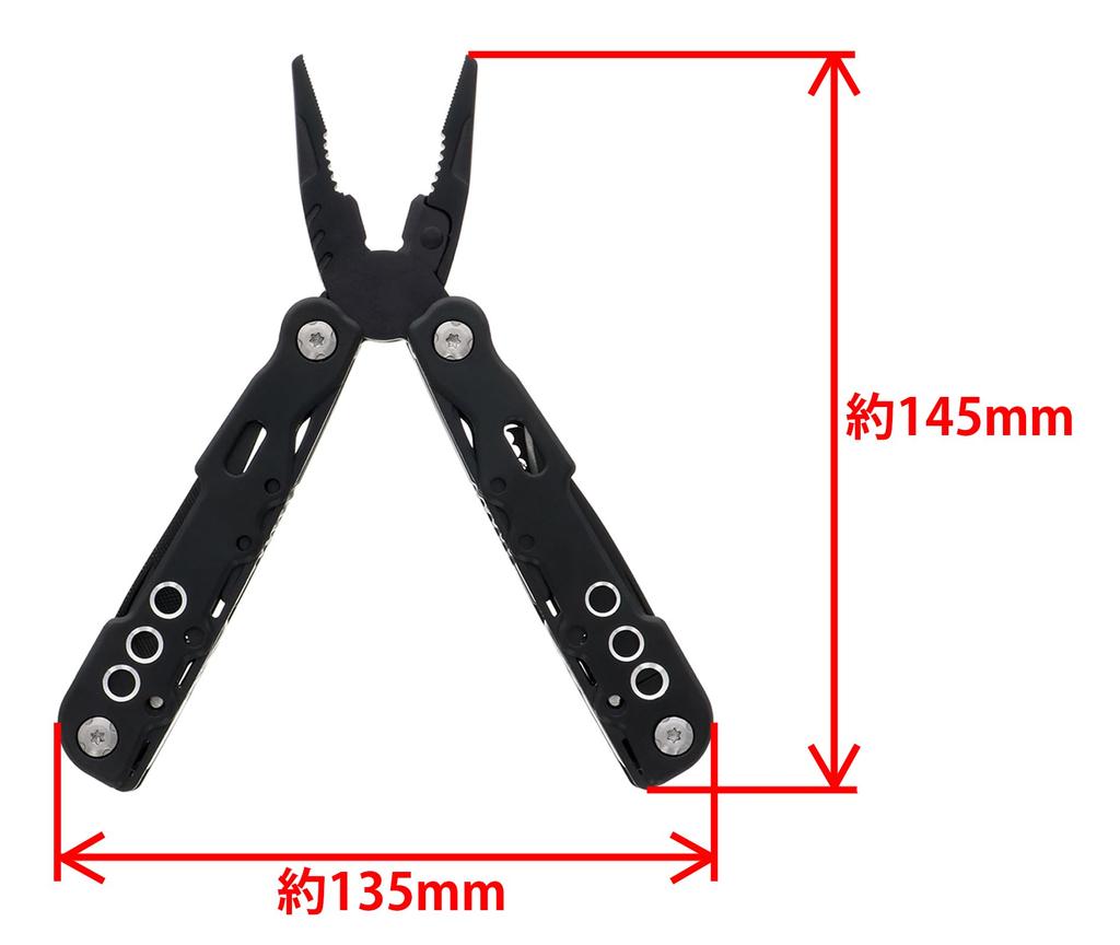 TAKAGI Folding Multi-Tool FMT-02L Small Mini Outdoor Multi-function 13-in-1 Camping Fishing Folding Compact Pocket Knife Disaster Prevention Goods
