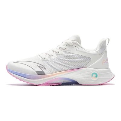 Mach 3.0 Bequeme Rutschfeste Verschleißfeste Low-Top Laufschuhe Damen Laufschuhe Weiß Rosa 122335583-1