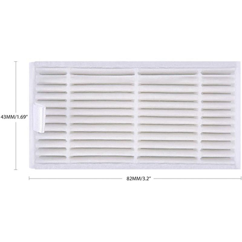 ABIY 5 X HEPA Filter Kit For CHUWI Ilife V5S V5 X5 V3S V3S Pro V3L V5S Pro V50 Robot Vacuum Cleaner Parts