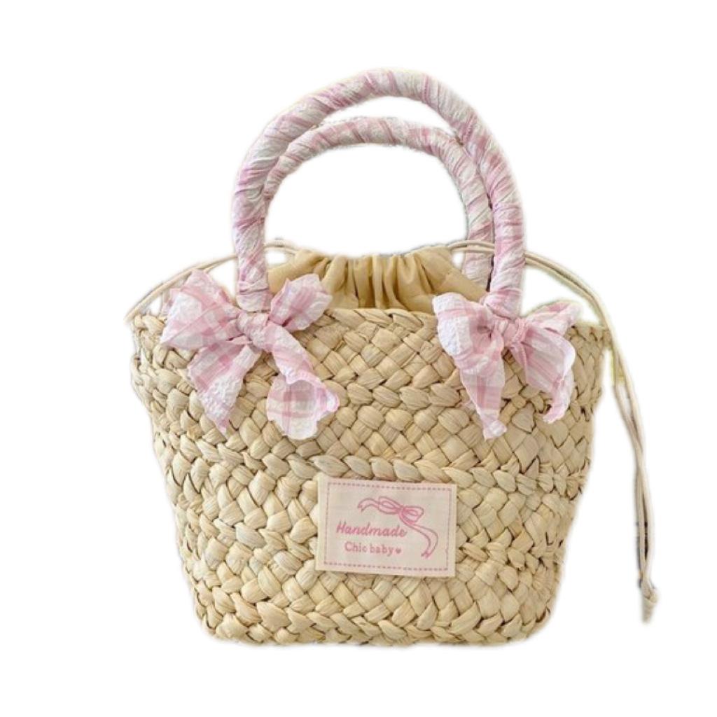 

Повседневная сумка с галстуком-бабочкой Seaside, универсальная сумка для отпуска и путешествий розовый