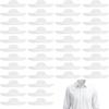 50Pcs Disposable Sweat Collar Absorber Pads Anti-Dirty Shirt Guard  Suit