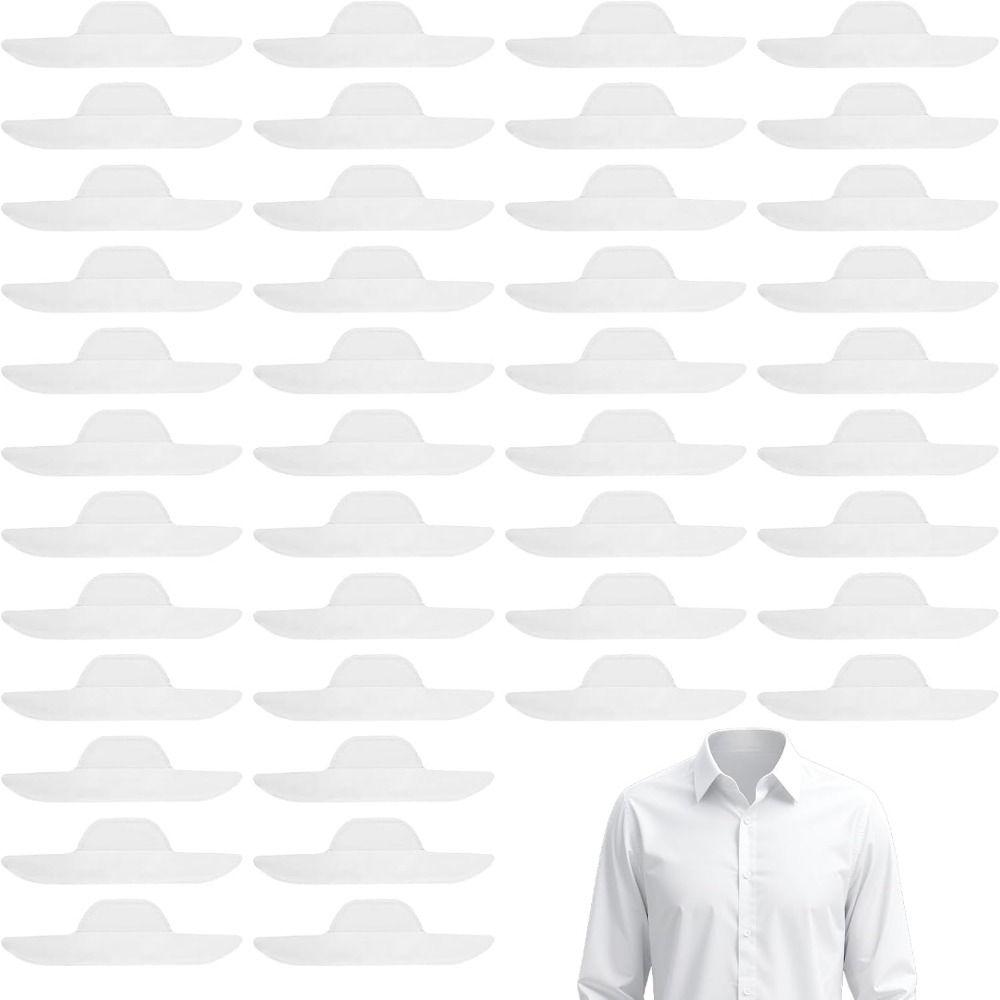 50Pcs Disposable Sweat Collar Absorber Pads Anti-Dirty Shirt Guard Suit