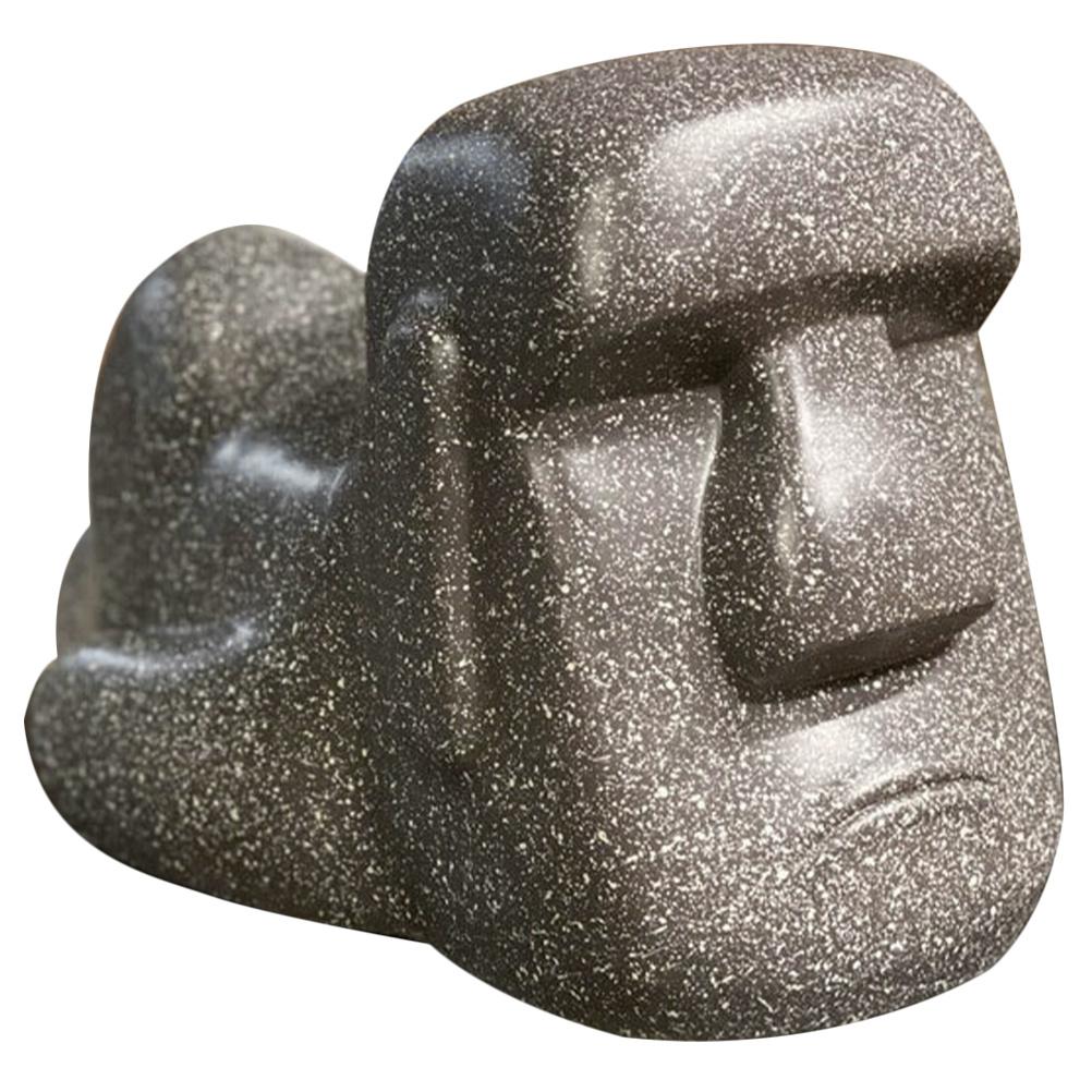 Retro Moai Tissue Box Holder Creative Napkin Dispenser For Home Office Bedroom Living Room Decorative Storage Case