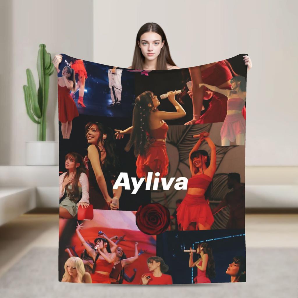 Ayliva Singer Tour 2025 Blanket Multi-size Super Soft Cozy  Throw Blankets for Couch Sofa and Bed
