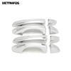 For Volkswagen VW Atlas Teramont 2017- 2024 Chrome Side Door Handle Cover Trim Protector Exterior Accessories Car Styling