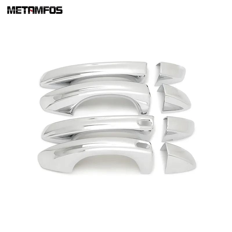 For Volkswagen VW Atlas Teramont 2017- 2024 Chrome Side Door Handle Cover Trim Protector Exterior Accessories Car Styling