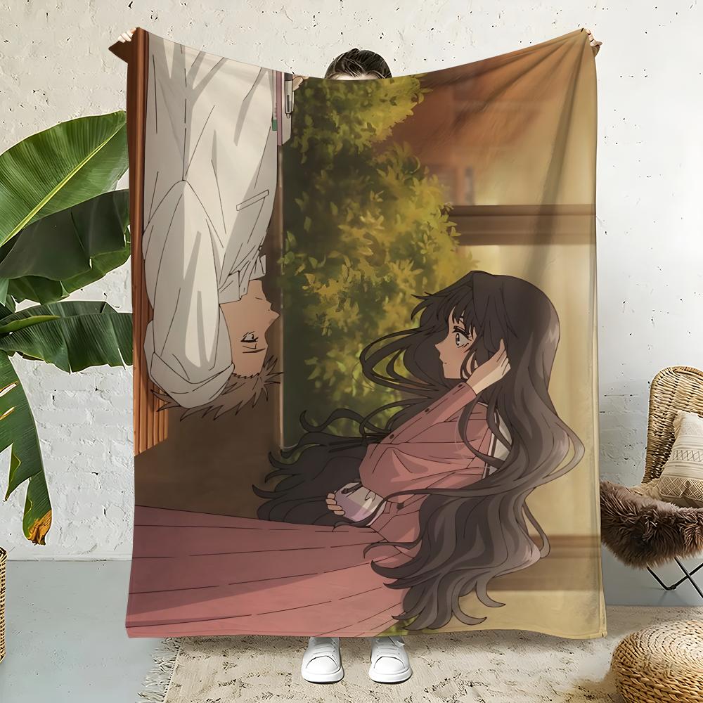 F-Fragrant Flowers Bloom Solemnlys Throw  Flannel Throw Blanket,Bed Home Office Nap Blanket Travel,Camping,Picnic Blanket Soft 75cmx90cm