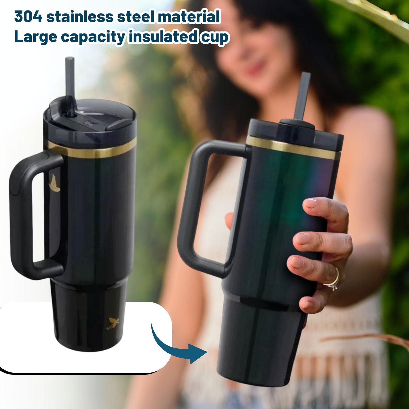 

40oz Standard Packaging Portable 304 Stainless Steel Large Capacity Mug High-value Car Mug One Size