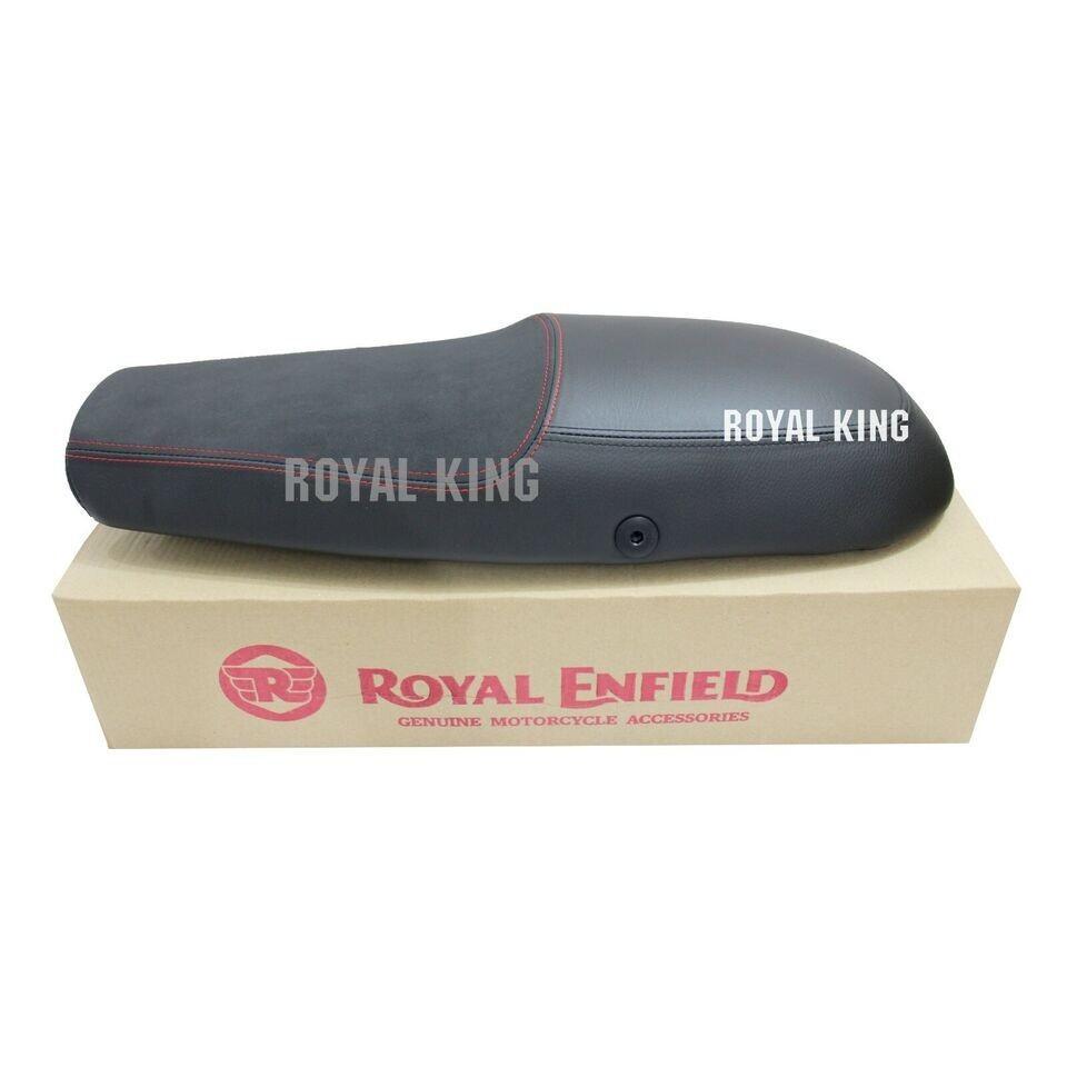 Royal Enfield "Black Premium Touring Dual Seat For Interceptor & Gt 650"