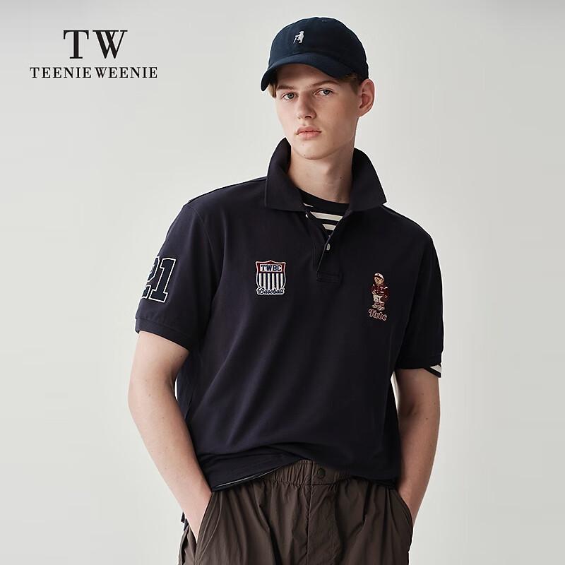 Teenie Weenie Men s Bear Badge Embroidered Polo Shirt XL