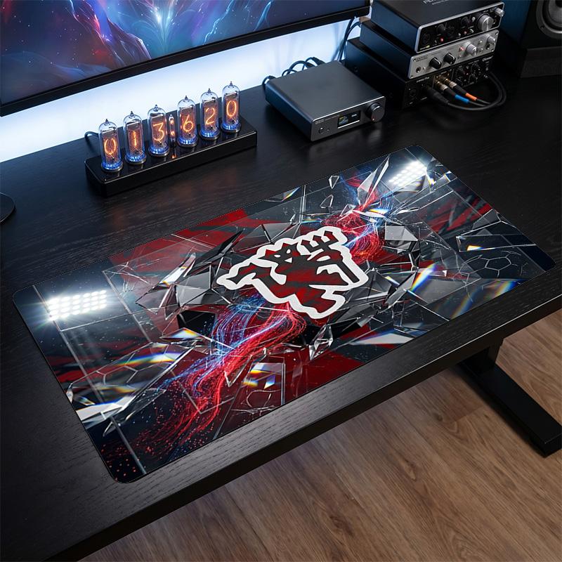 Alfombrilla de ratón grande impresa del Manchester United, alfombrilla de escritorio para gaming de goma suave antideslizante para decoración de oficina, portátil y ordenador