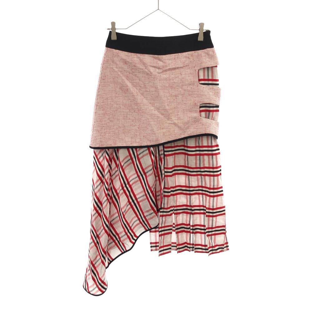 unused AKANE UTSUNOMIYA made in Japan Check Pattern Mimole length skirt Women Used