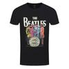 The Beatles T-Shirt Sgt. Pepper's Lonely Hearts Club Official Band Black New