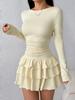 European & American Slimming Women's Long-Sleeve Autumn/Winter Dress