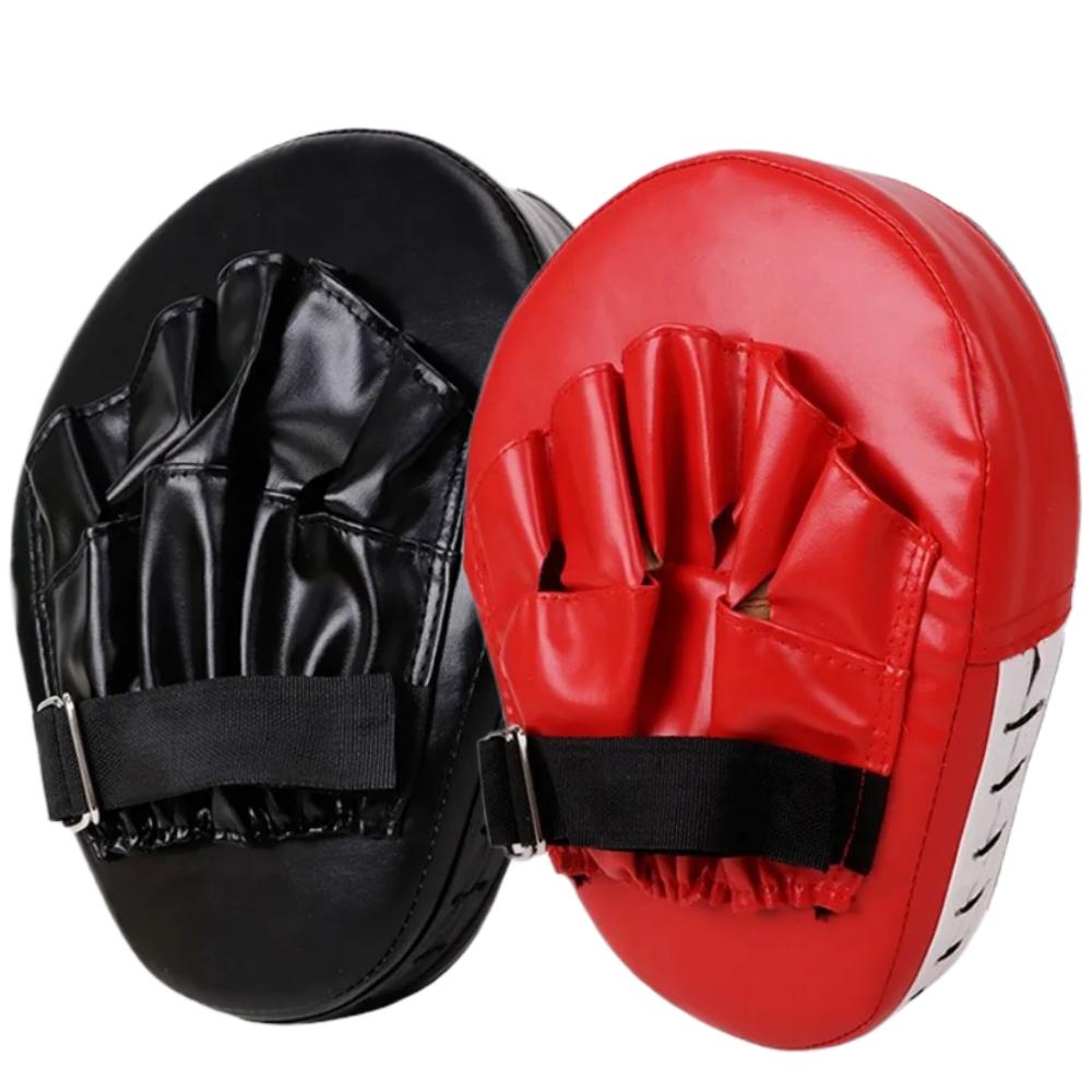 1/2PCS PU Boxing Hand Target Wear Resistant 5-Finger Hand Target Punching Mitts Boxing Focus Pads for Boxing MMA Muay Thai
