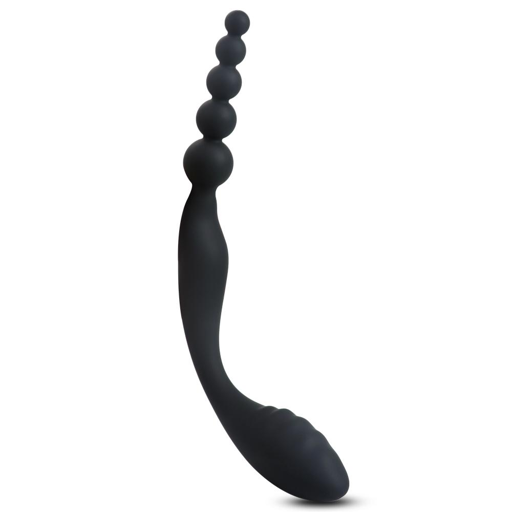 Silicone Backcourt Pull Bead Anal Plug Two Universal Masturbation Device