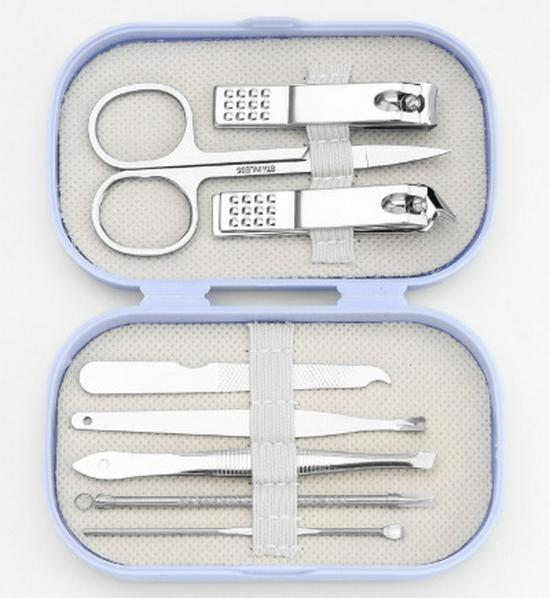 14-Piece High-End Manicure Set: Nail Clippers & Ear Pick