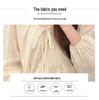 Embroidered Long Sleeve Maternity Doll Shirt: Versatile Loose Fit for Spring & Autumn