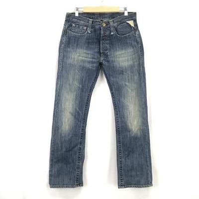 REPLAY Vintage Wash Denim Jeans Men's 29x30 Blue Distressed Fade(USED)