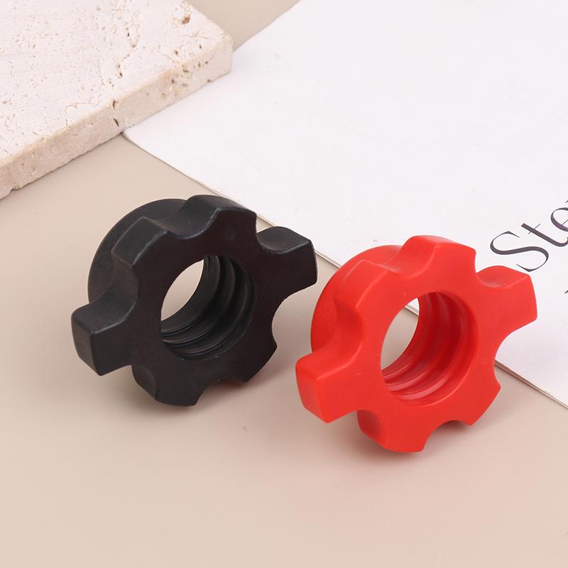 8/16Pcs Barbell Dumbbell Hexagonal Nut Fixing Accessories Home Gym Fitness Equipment Rod Screw Screw Collar Clamp